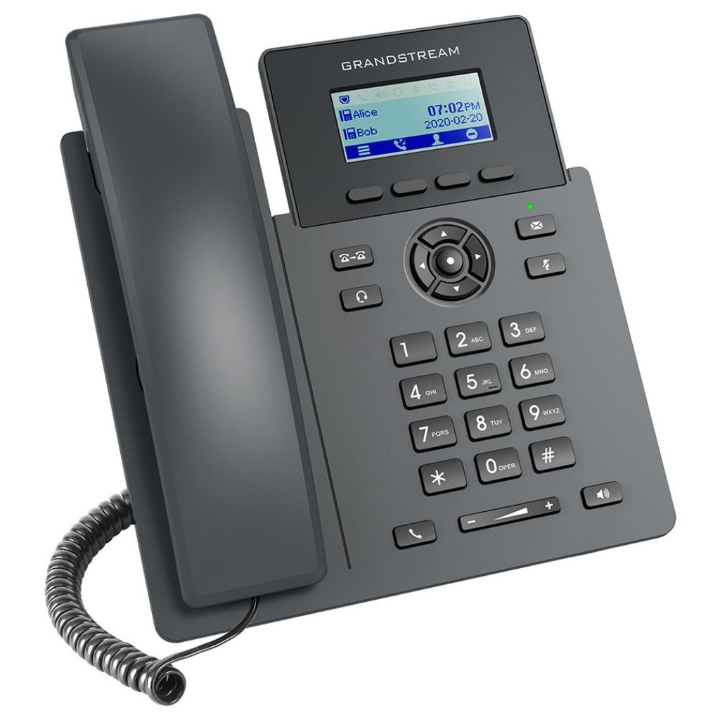 GRP2603P, Teléfono IP, 6 cuentas SIP, 3 líneas, PoE
